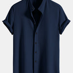 Muscle Fit Ribbed Stand Collar Shirt & Straight Leg Ribbed Pants
