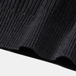 Striped Gradient Knitted Polo Shirt