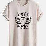 Regular Fit Vacay Mode Print Cotton T-Shirt