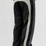 Color Block Corduroy Straight Leg Pants