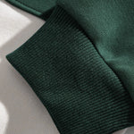 Relax Fit Color Block Crew Neck Sweatshirt