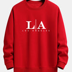 Los Angeles Print Relax Fit Sweatshirt