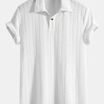 Short Sleeve Jacquard Polo