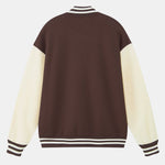 Jersey Contrast Preppy Jacket
