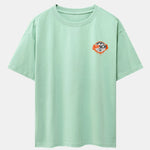 BOOSCH Beer Ghost Print Drop Shoulder Oversize T-Shirt