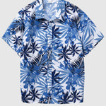 Men's Hawaiian Print Casual Resort Style Short Sleeve Shirt