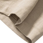Linen And Rayon Blend Stand Collar Shirt & Linen Cotton Blend 11" Shorts