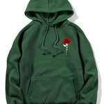 Rose Love Print Hoodie