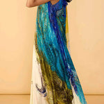 Halter Neck Sleeveless Printed Dress