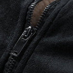 Regular Fit Teddy Lined Faux Suede Jacket