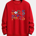 Halloween Hocus Pocus Print Relax Fit Sweatshirt