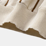 Striped Knitted Polo Shirt