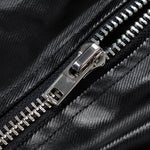 PU Leather Cargo Wide-Leg Pants