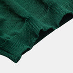 Stripe Jacquard Knit Polo Shirt