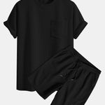 Oversize Waffle T-Shirt & Shorts