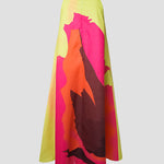 Loose Sleeveless Multi-Colored Round-Neck Maxi Dresses