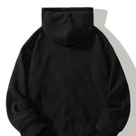 Relaxed Waffle Zip Hoodie