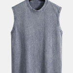 Washed Distressed Tank Top