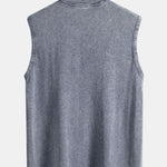 Washed Distressed Tank Top