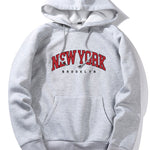 New York Brooklyn Print Hoodie