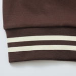 Jersey Contrast Preppy Jacket