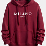 Milano Print Relax Fit Hoodie