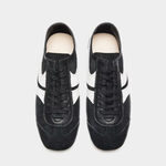 BLACK RETRO TWO-TONE SUEDE RUNNER