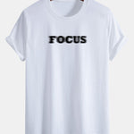 Regular Fit Vague Focus Print Cotton T-Shirt