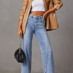 Margovil Timeless Distressed Straight Leg Splice Jeans