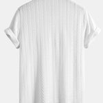 Short Sleeve Jacquard Polo
