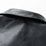 Zipper PU Leather Jacket