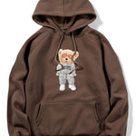 Rich Bear Print Hoodie
