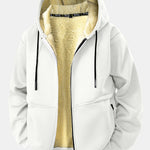 Teddy Lined Zipper Hoodie