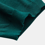 Stripe Knit Zip Up Polo Shirt & Slim Fit Tapered Trousers
