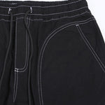Contrast Stitching Chino Jogging Pants