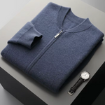 PURE EXTRA-FINE MERINO WOOL V-NECK CARDIGAN