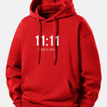 11:11 Print Relax Fit Hoodie