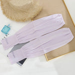 Solid Color Ice Silk Loose Sun Protection Sleevelet