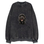 Black Cockapoo Vintage Sweatshirt