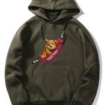 Shoulder Bag Bear Print Hoodie