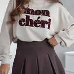 Margovil High Rise Pleated A-line Mini Skort
