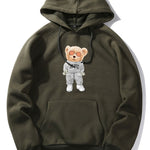 Rich Bear Print Hoodie