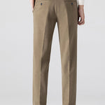 Woolen Straight Leg Trousers