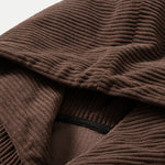 Corduroy Hoodie With Kangaroo Pocket