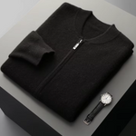 PURE EXTRA-FINE MERINO WOOL V-NECK CARDIGAN