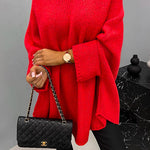 Batwing Sleeves Cozy Overisized Pullover Sweater