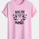 Regular Fit Vacay Mode Print Cotton T-Shirt
