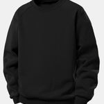 Basic Raglan Sleeve Crew Neck Sweatshirt