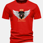 Regular Fit Orella Memorial Print Cotton T-Shirt