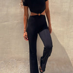 SORAYA TEJA Short Sleeve Ring Jumpsuit